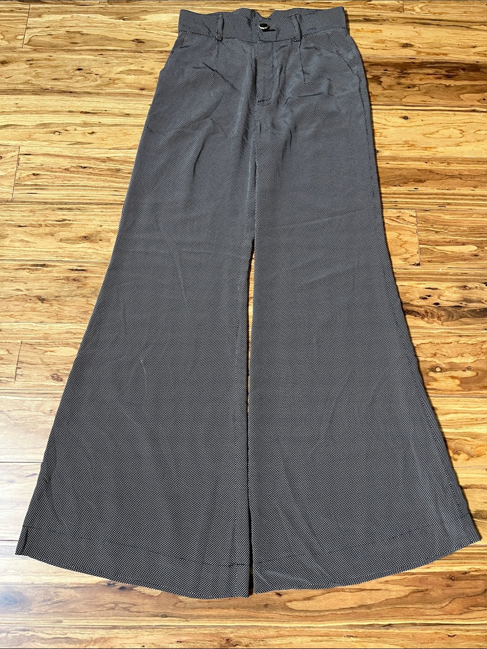 Corey Lynn Calter Wide Leg Polka Dot Pants in Black and White